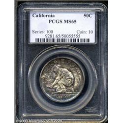 1925-S 50C California MS65 PCGS.