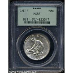 1925-S 50C California MS65 PCGS.