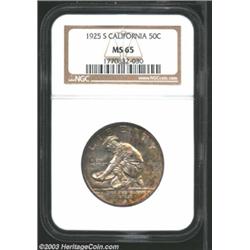 1925-S 50C California MS65 NGC.