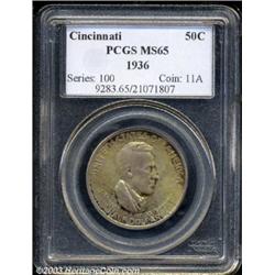 1936 50C Cincinnati MS65 PCGS.