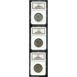 1936 SET Cincinnati PDS Set MS65, MS64, and MS64 NGC.