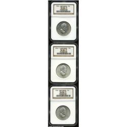 1936 SET Cincinnati PDS Set MS66, MS64, and MS65 NGC.