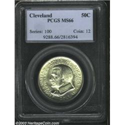 1936 50C Cleveland MS66 PCGS.