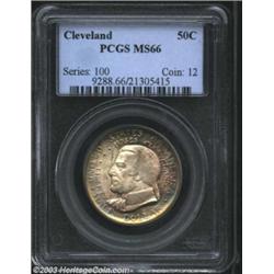 1936 50C Cleveland MS66 PCGS.