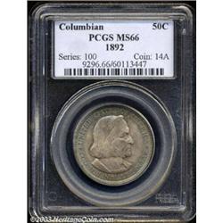 1892 50C Columbian MS66 PCGS.