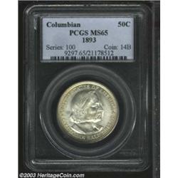 1893 50C Columbian MS65 PCGS.