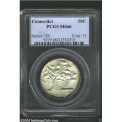 1935 50C Connecticut MS66 PCGS.