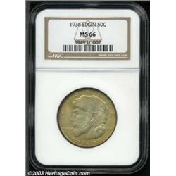 1936 50C Elgin MS66 NGC.