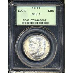 1936 50C Elgin MS67 PCGS.