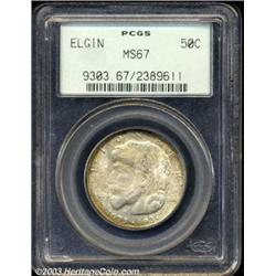 1936 50C Elgin MS67 PCGS.