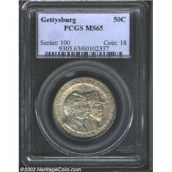 1936 50C Gettysburg MS65 PCGS.