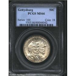 1936 50C Gettysburg MS66 PCGS.