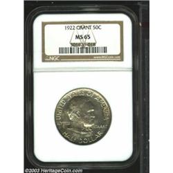 1922 50C Grant no Star MS65 NGC.