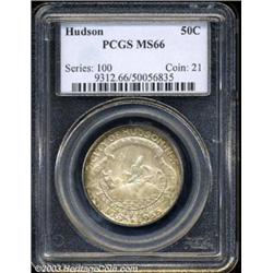 1935 50C Hudson MS66 PCGS.