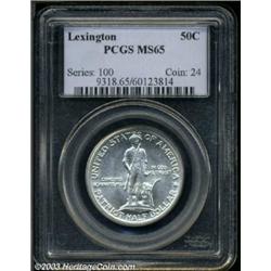 1925 50C Lexington MS65 PCGS.