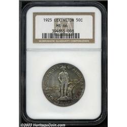 1925 50C Lexington MS66 NGC.