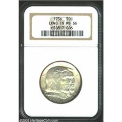1936 50C Long Island MS66 NGC.