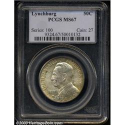 1936 50C Lynchburg MS67 PCGS.