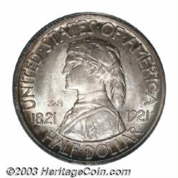 1921 50C Missouri 2x4 MS65 PCGS.
