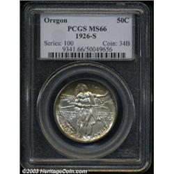 1926-S 50C Oregon MS66 PCGS.