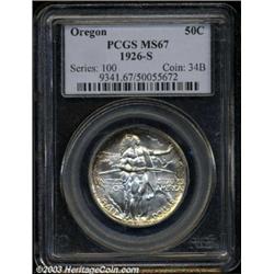 1926-S 50C Oregon MS67 PCGS.