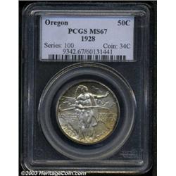 1928 50C Oregon MS67 PCGS.