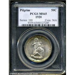 1920 50C Pilgrim MS65 PCGS.