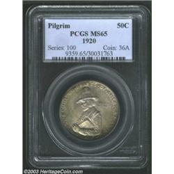 1920 50C Pilgrim MS65 PCGS.