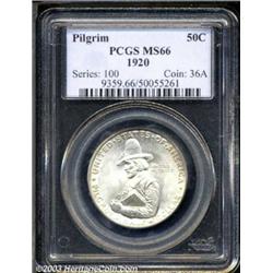 1920 50C Pilgrim MS66 PCGS.