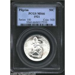 1921 50C Pilgrim MS66 PCGS.