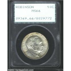 1936 50C Robinson MS66 PCGS.