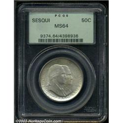 1926 50C Sesquicentennial MS64 PCGS.