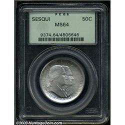 1926 50C Sesquicentennial MS64 PCGS.