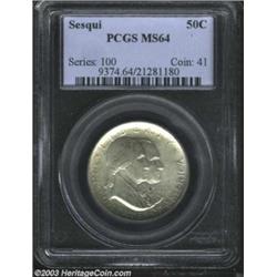 1926 50C Sesquicentennial MS64 PCGS.