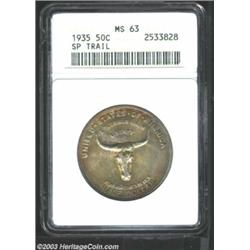 1935 50C Spanish Trail MS63 ANACS.