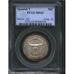 1935 50C Spanish Trail MS65 PCGS.
