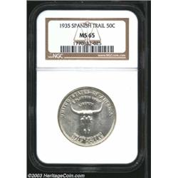 1935 50C Spanish Trail MS65 NGC.