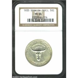 1935 50C Spanish Trail MS66 NGC.