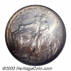 1925 50C Stone Mountain MS67 PCGS.