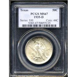 1935-D 50C Texas MS67 PCGS.