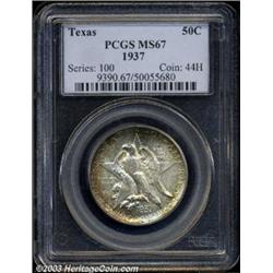 1937 50C Texas MS67 PCGS.