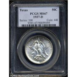 1937-D 50C Texas MS67 PCGS.