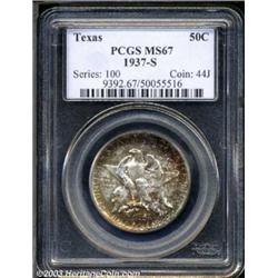 1937-S 50C Texas MS67 PCGS.