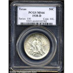 1938-D 50C Texas MS66 PCGS.