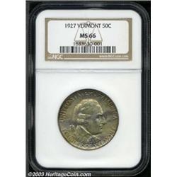 1927 50C Vermont MS66 NGC.