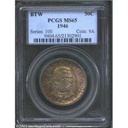 1946 50C Booker T. Washington MS65 PCGS.