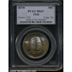 1946 50C Booker T. Washington MS67 PCGS.