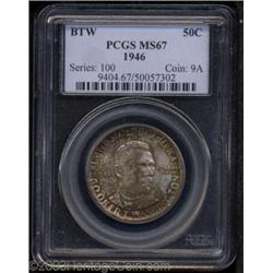 1946 50C Booker T. Washington MS67 PCGS.