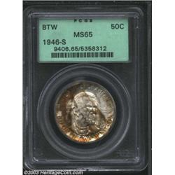 1946-S 50C Booker T. Washington MS65 PCGS.