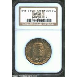 1946-S 50C Booker T. Washington MS66 NGC.